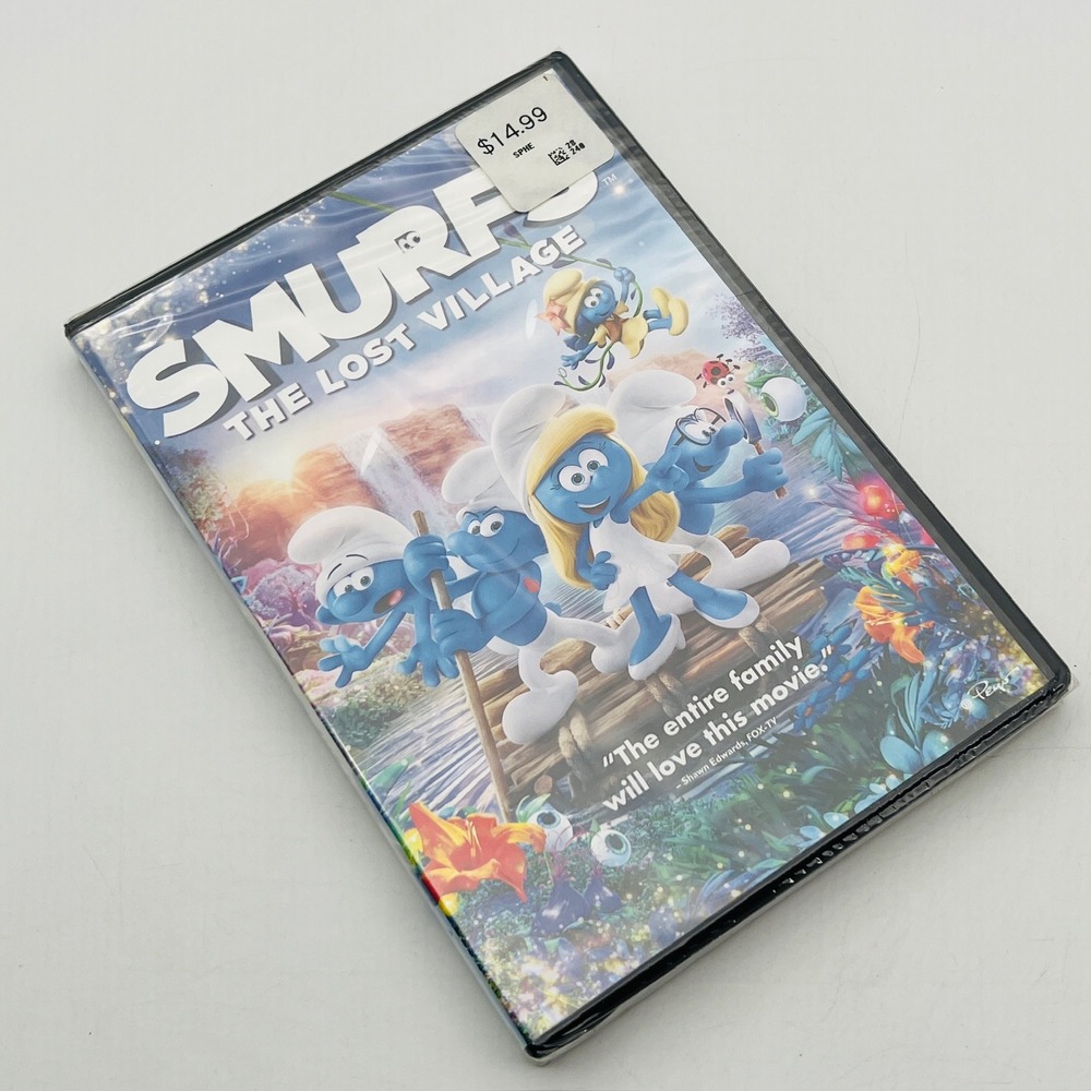 Smurfs The Lost Village DVD 2017 Sony Pictures Animation New Factory Sealed